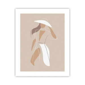 Affiche - Poster - Lea mode est un jeu - 40x50 cm