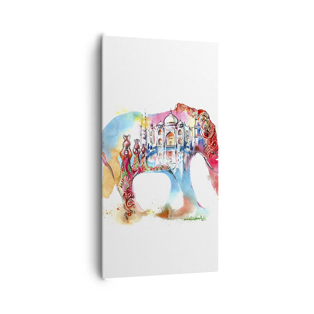 Impression sur toile - Image sur toile - Inde - l'aura de l'amour - 65x120 cm