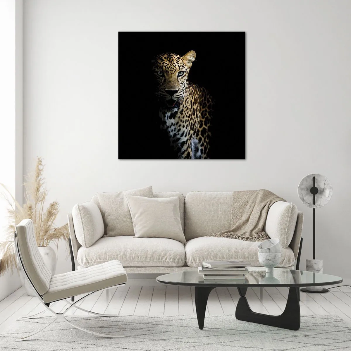 Impression sur verre - Image sur verre - Beauté sombre - 30x30 cm