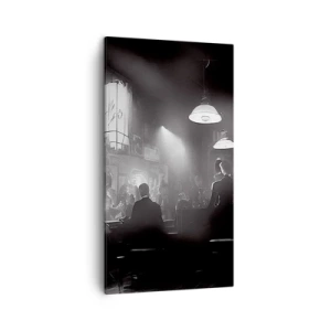 Impression sur toile - Image sur toile - Dans une ambiance jazz - 45x80 cm