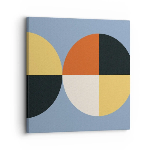 Impression sur toile - Image sur toile - Regarde et compte - 30x30 cm