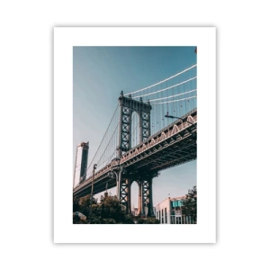 Affiche - Poster - Sur les vagues de la ville - 30x40 cm