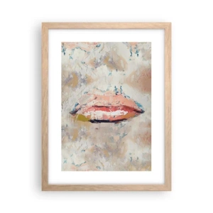 Affiche dans un chêne clair - Poster - Éveil la pensée - 30x40 cm