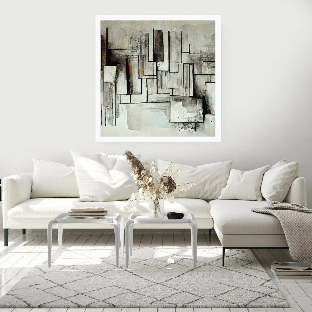 Affiche - Poster - Le pouvoir de la simplicité - 60x60 cm