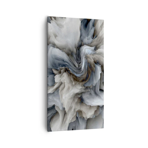 Impression sur toile - Image sur toile - Pierre et fleur - 55x100 cm