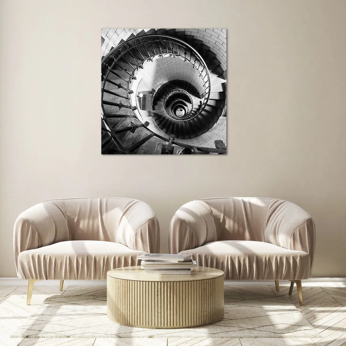 Impression sur verre - Image sur verre - De plus en plus haut - 30x30 cm