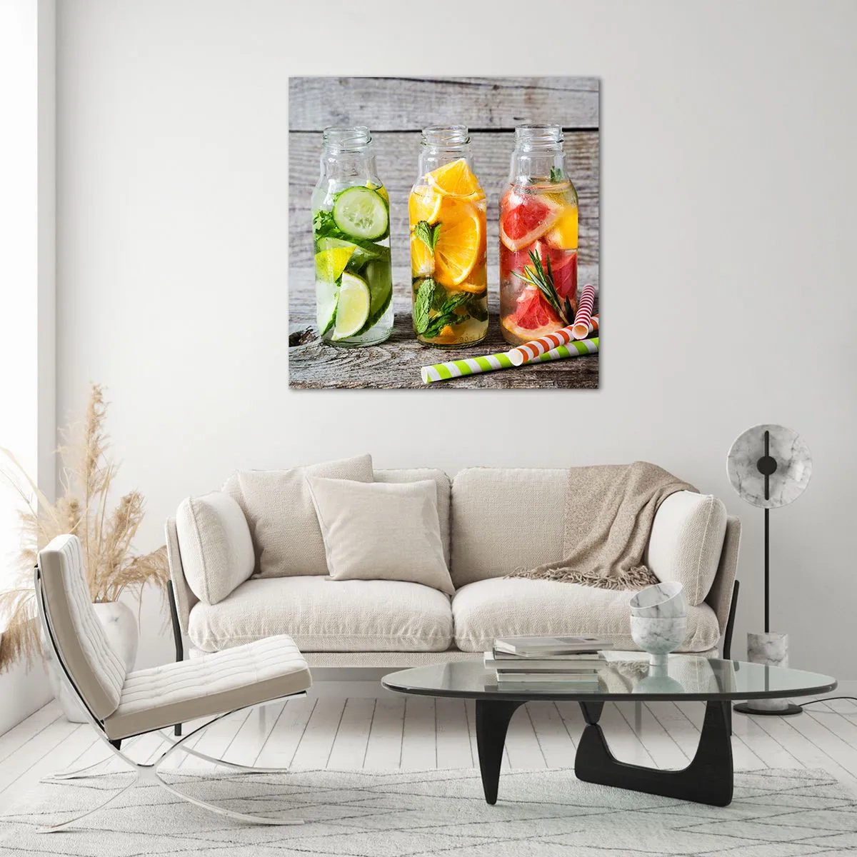 Impression sur verre - Image sur verre - Sain par nature - 40x40 cm