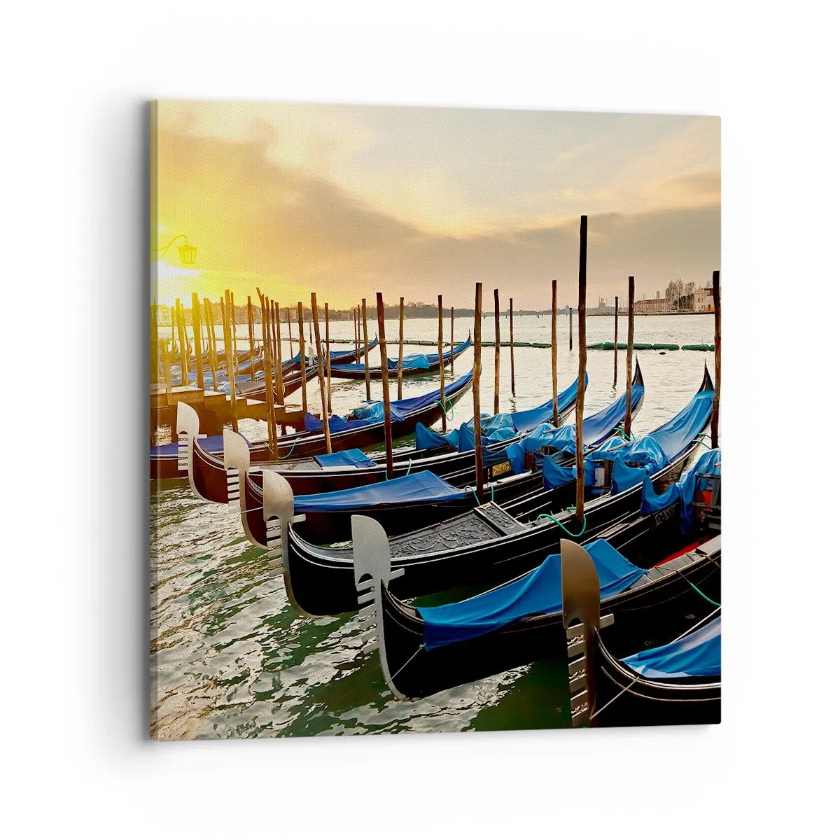 Impression sur toile - Image sur toile - Avant que le vacarme n'arrive - 70x70 cm