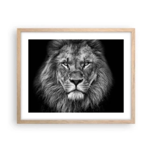 Affiche dans un chêne clair - Poster - En vêtement de sacre - 50x40 cm