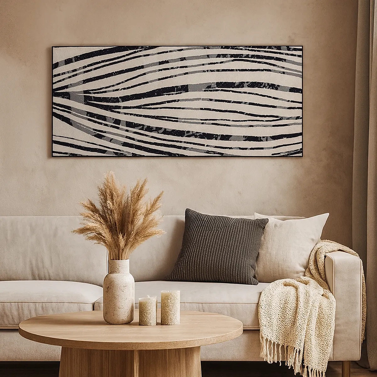 Impression sur toile - Image sur toile - Ligne de marécage - 30x30 cm