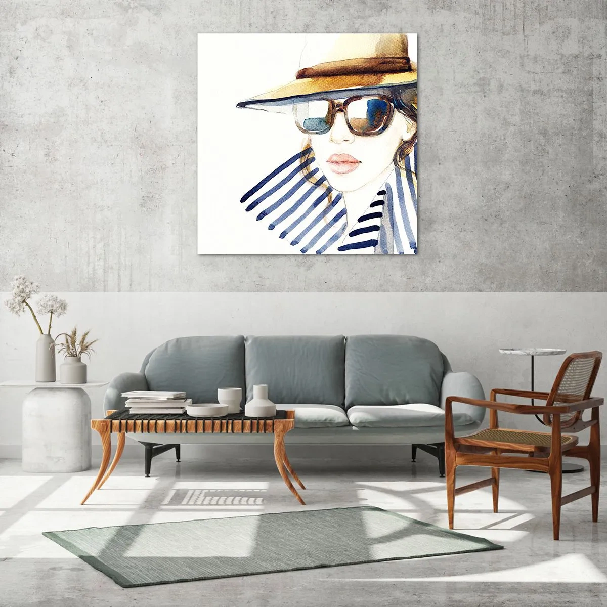 Impression sur verre - Image sur verre - La Floride vous souhaite la bienvenue ! - 70x70 cm