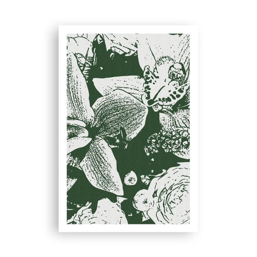 Affiche - Poster - Bouquet - le monde du vert - 61x91 cm