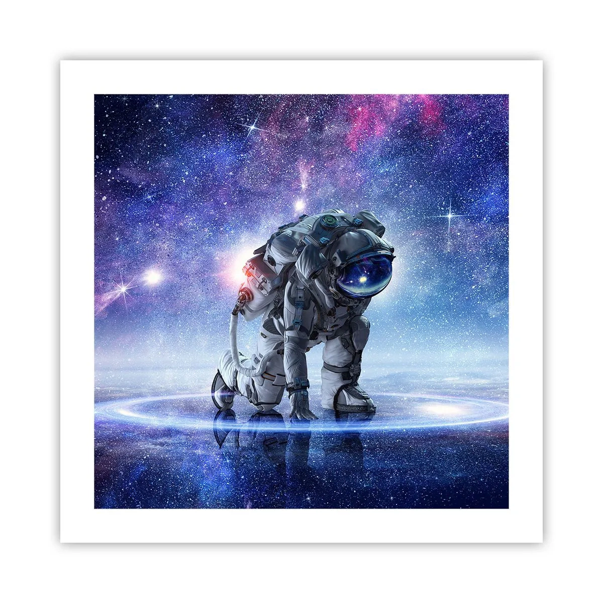 Affiche - Poster - Le ciel étoilé au dessus de moi - 50x50 cm