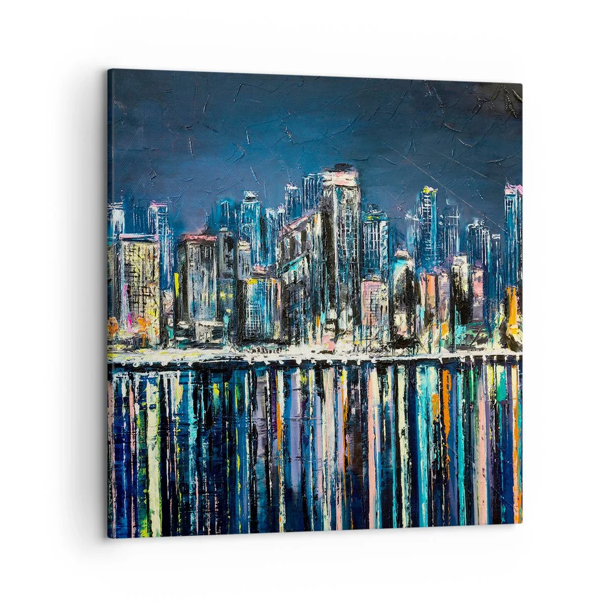 Impression sur toile - Image sur toile - Cascade de lumières - 50x50 cm