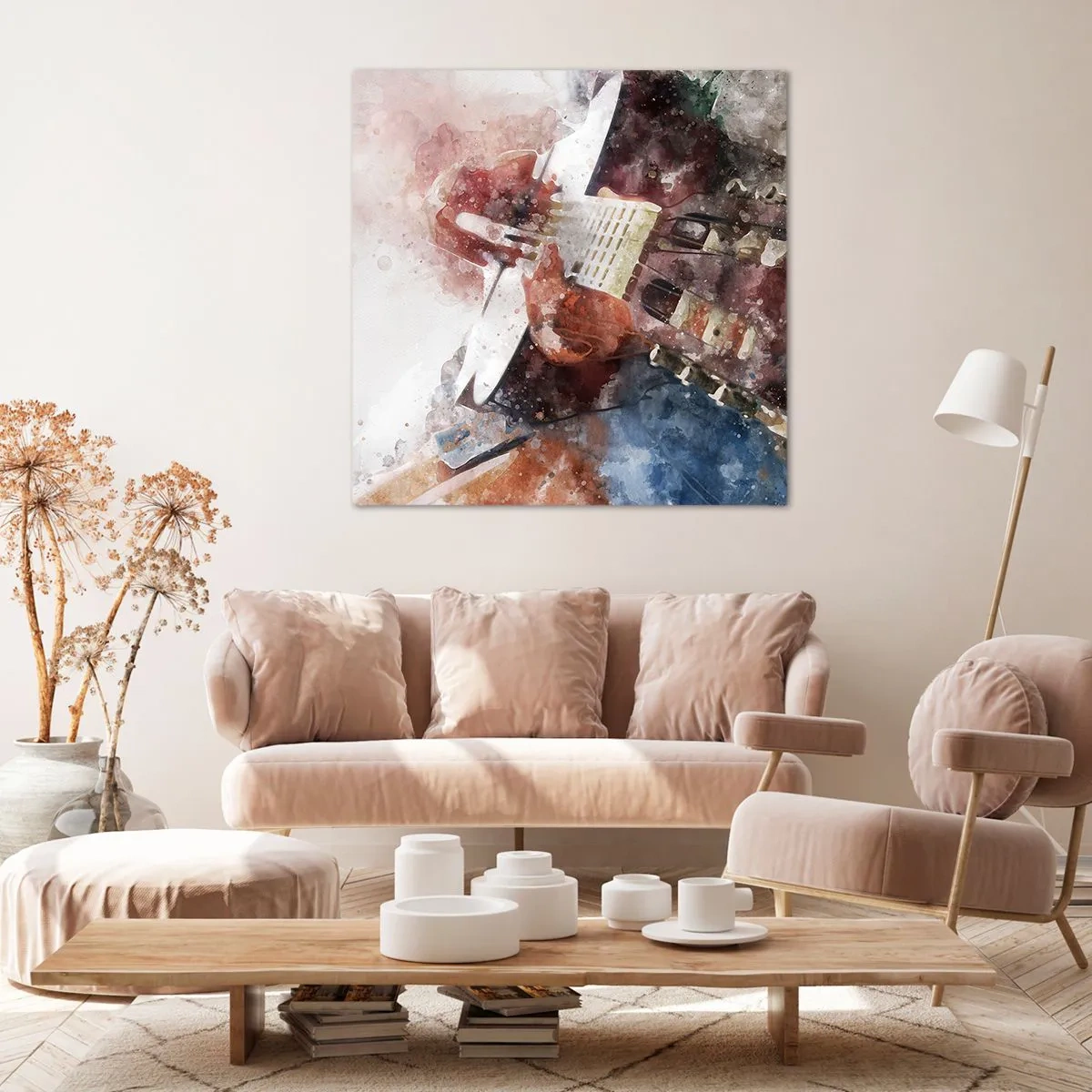 Impression sur toile - Image sur toile - Et qu'en pensez-vous ? - 30x30 cm