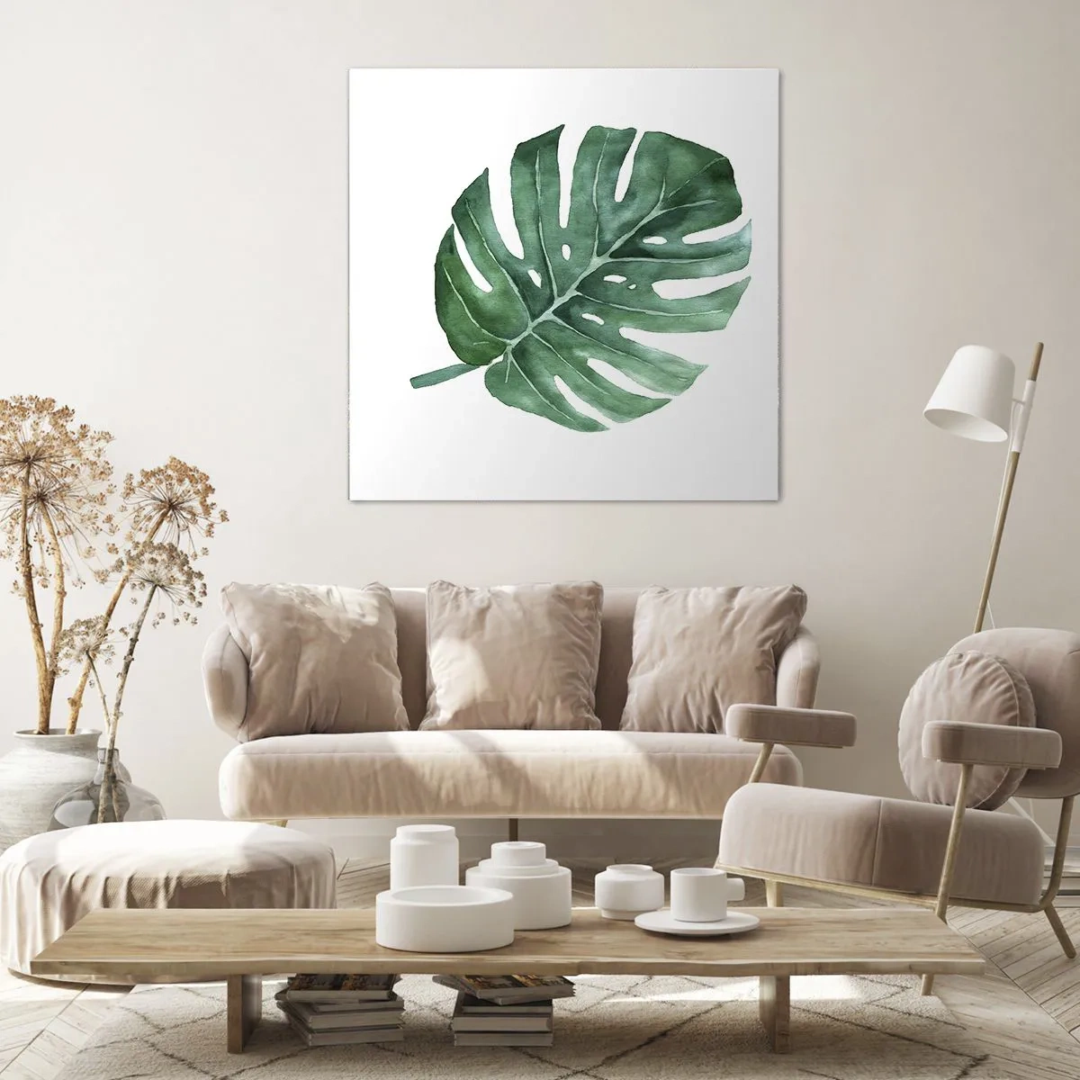 Impression sur toile - Image sur toile - Concept vert - 40x40 cm