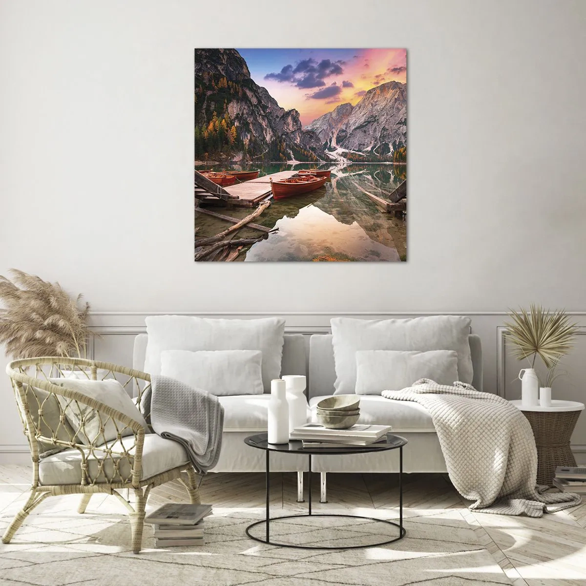 Impression sur verre - Image sur verre - Promesse du jour - 70x70 cm