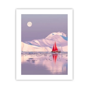 Affiche - Poster - La chaleur de la voile, le froid de la glace - 40x50 cm