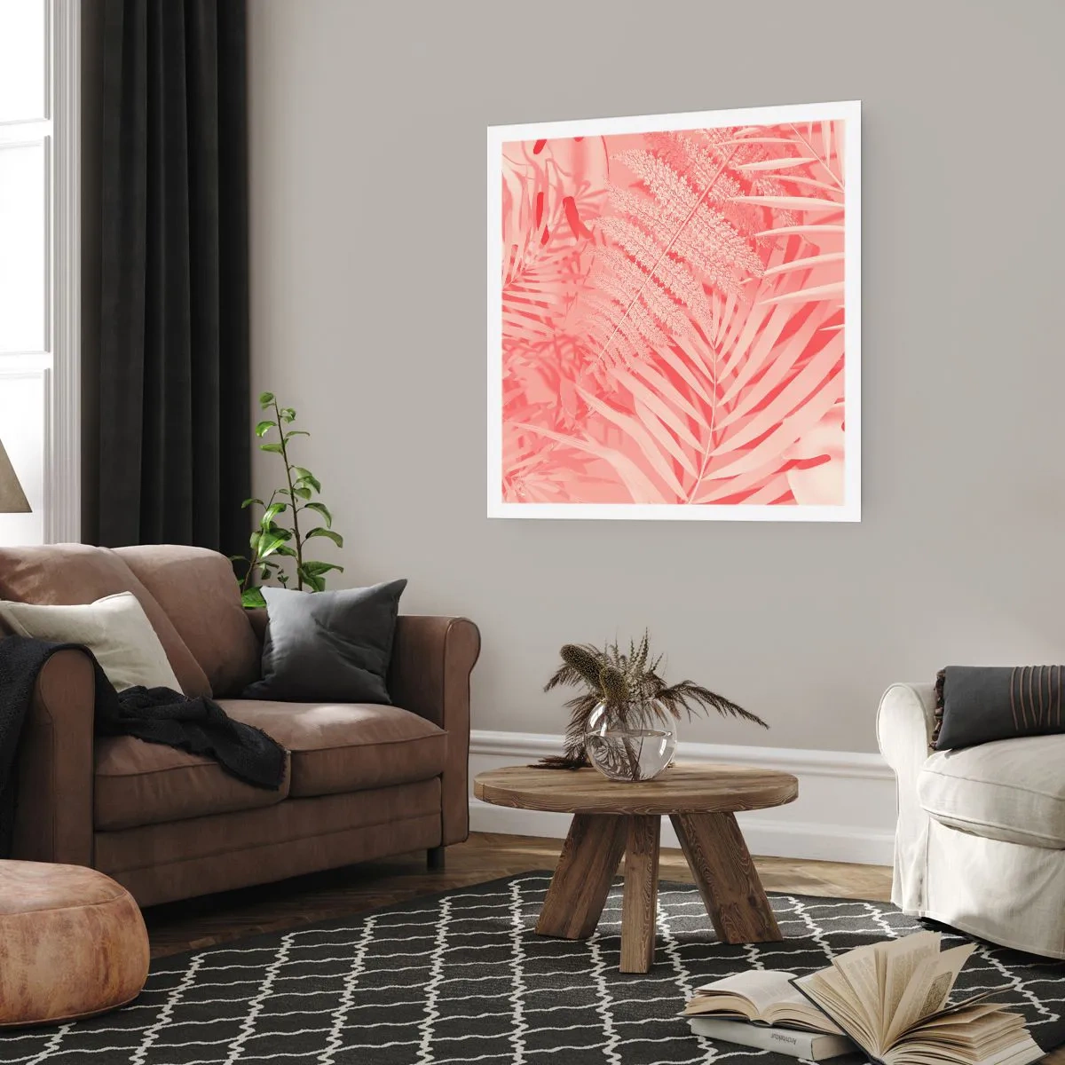 Affiche - Poster - Concept de rose - 50x50 cm