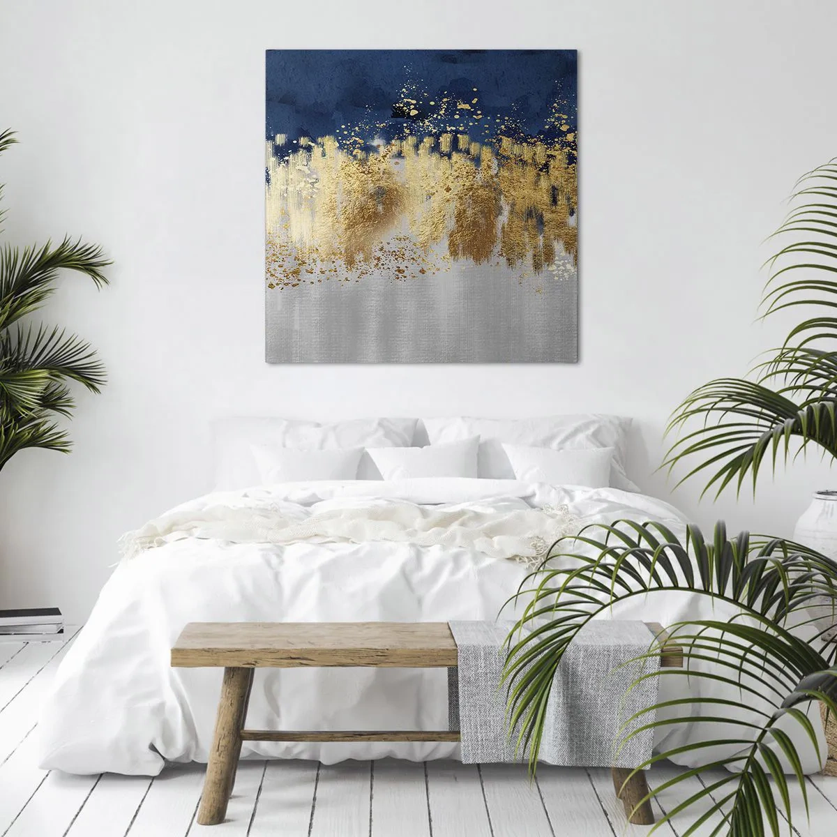 Impression sur toile - Image sur toile - Une composition moderne et pétillante - 60x60 cm
