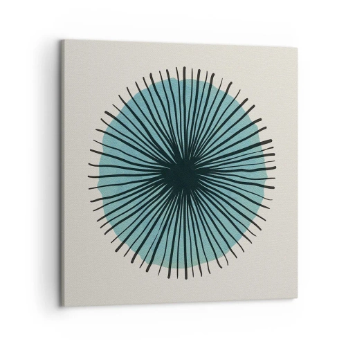 Impression sur toile - Image sur toile - Rayonnant dans l'azur - 50x50 cm