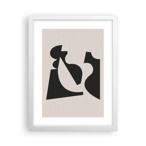 Affiche dans un cadre blanc - Poster - À monter soi-même - 30x40 cm