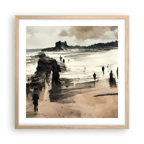 Affiche dans un chêne clair - Poster - Invoqué - 50x50 cm