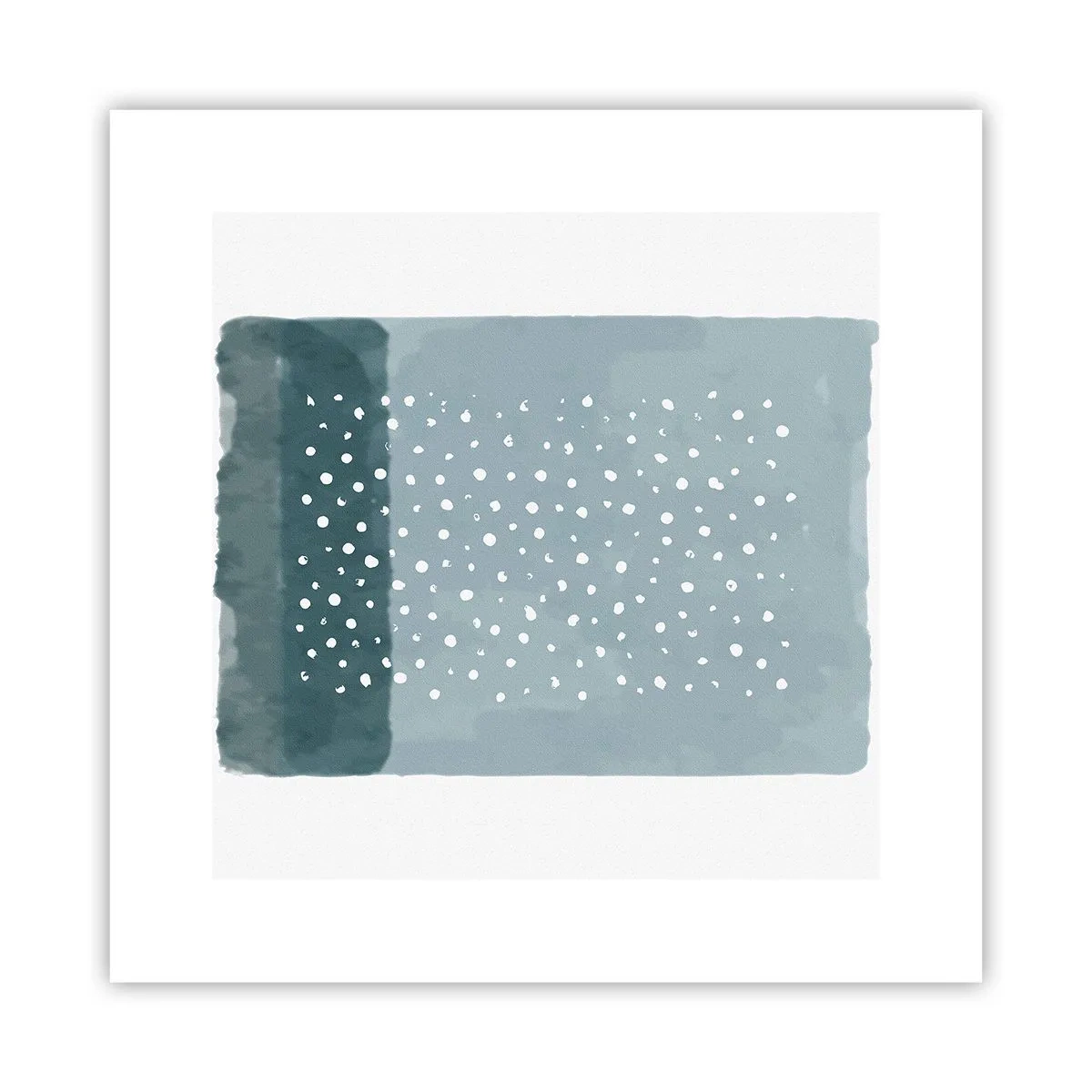 Affiche - Poster - Évolution de bleus - 30x30 cm