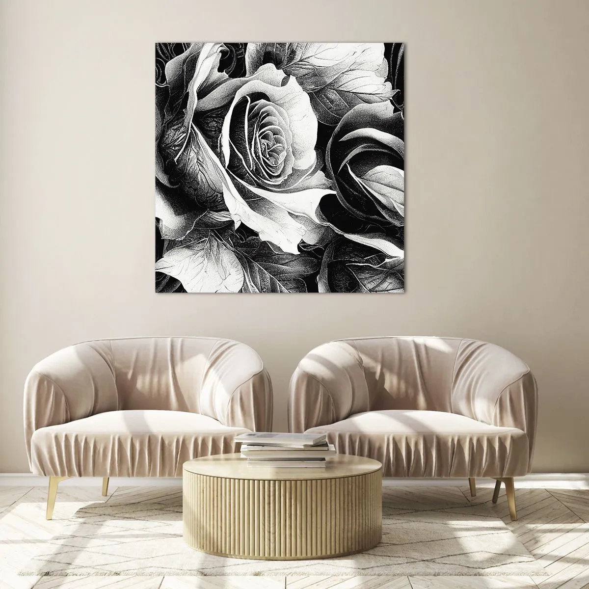 Impression sur verre - Image sur verre - Toujours une reine - 70x70 cm