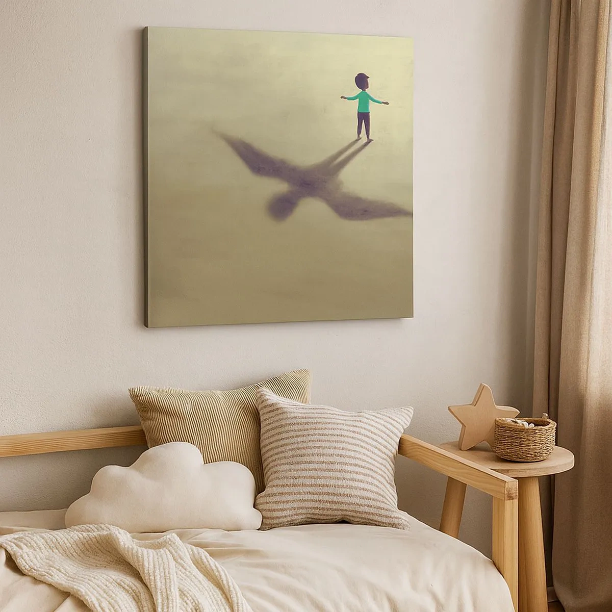 Impression sur toile - Image sur toile - Héros du futur - 30x30 cm