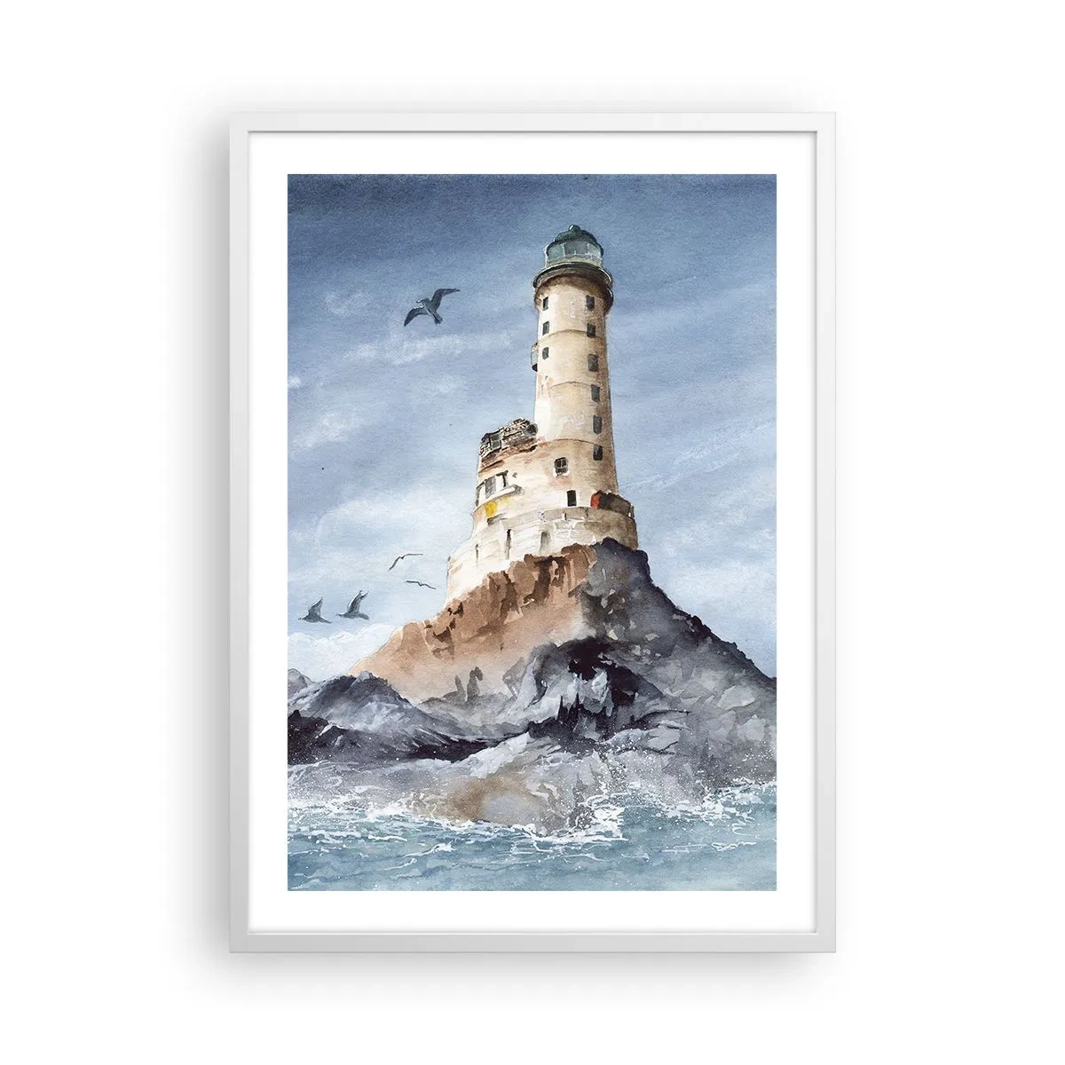 Affiche dans un cadre blanc - Poster - Invincible - 50x70 cm