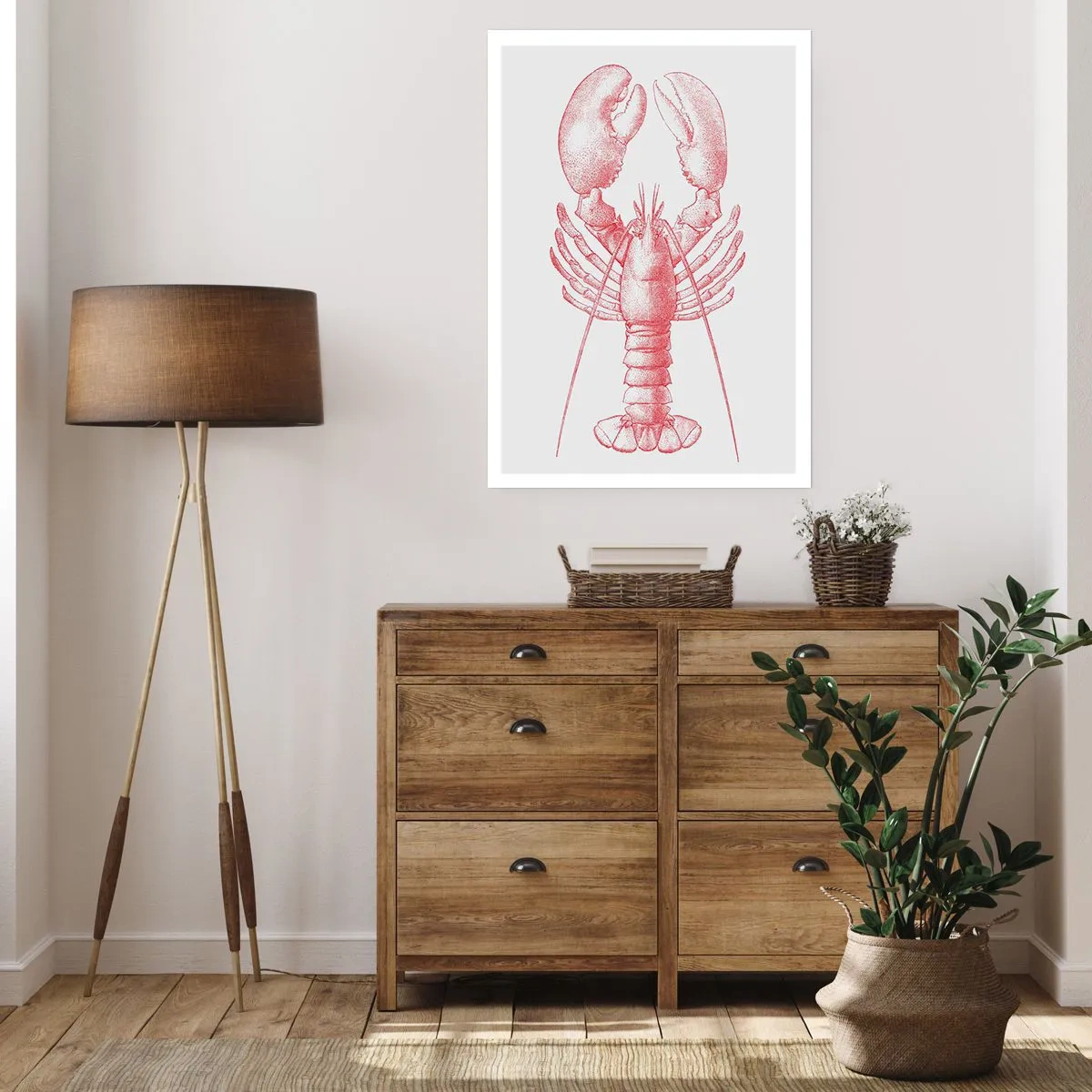 Affiche - Poster - Un homard digne d'Homère - 30x40 cm