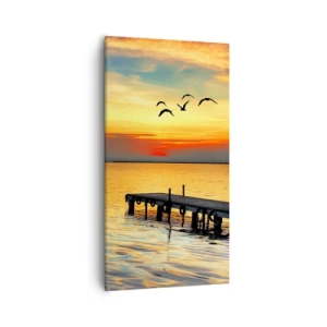 Impression sur toile - Image sur toile - Le soir revient - 55x100 cm