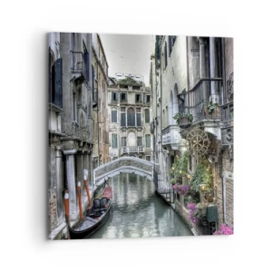 Impression sur toile - Image sur toile - Pendant des siècles dans une réflexion silencieuse - 70x70 cm