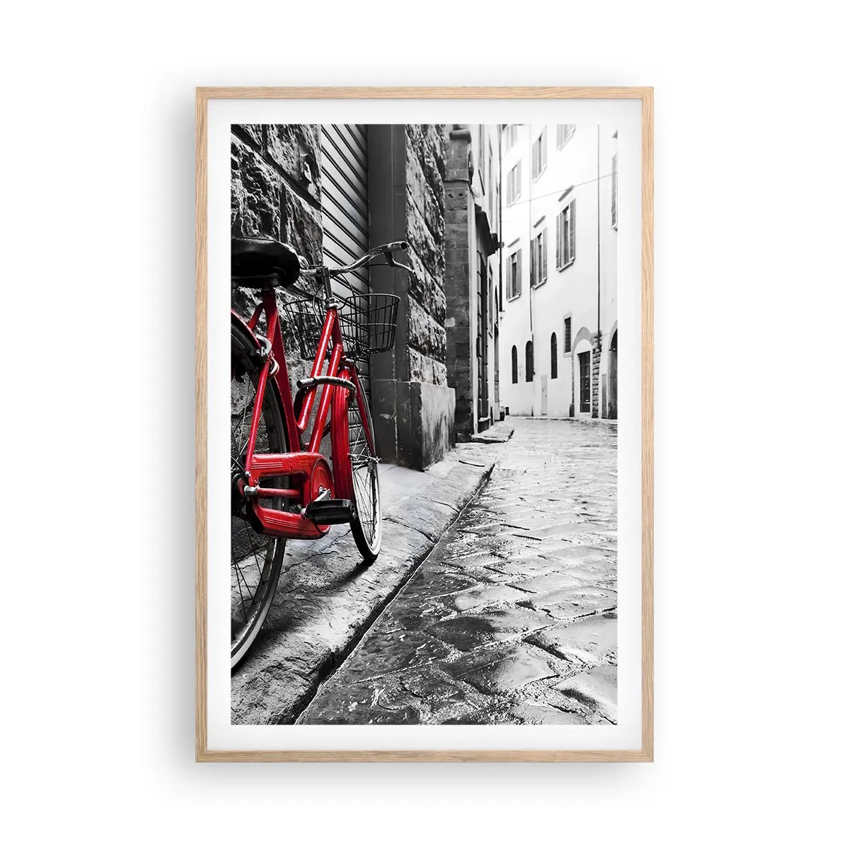 Affiche dans un chêne clair - Poster - La vraie beauté ne vieillit pas - 61x91 cm