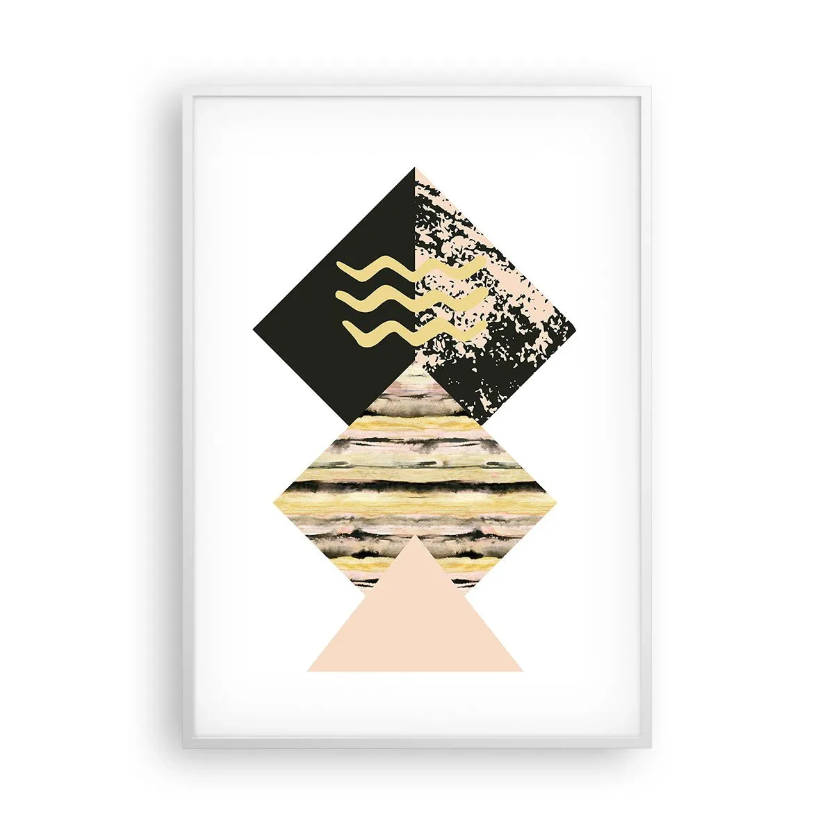 Affiche dans un cadre blanc - Poster - Pas si simple - 70x100 cm