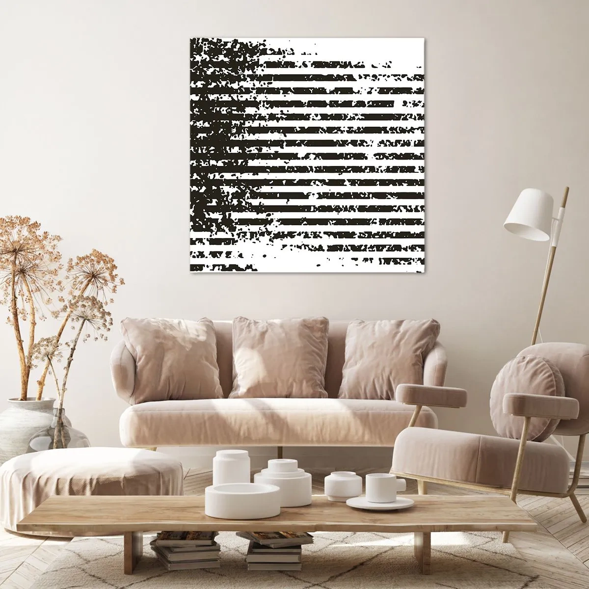 Impression sur toile - Image sur toile - Rythme et bruissement - 50x50 cm