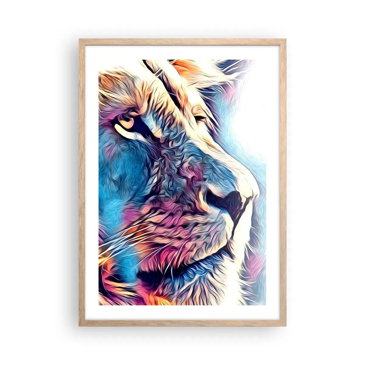 Affiche dans un chêne clair - Poster - L'intelligence de la nature - 50x70 cm