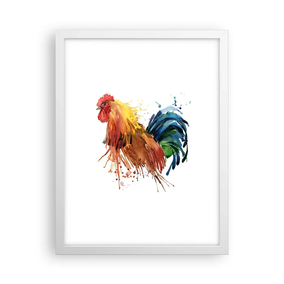 Affiche dans un cadre blanc - Poster - Robe royale, fierté royale - 30x40 cm