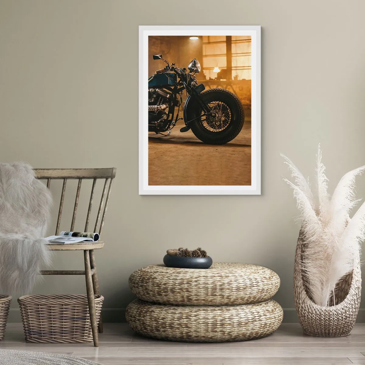 Affiche dans un cadre blanc - Poster - Je peux tout - 30x40 cm