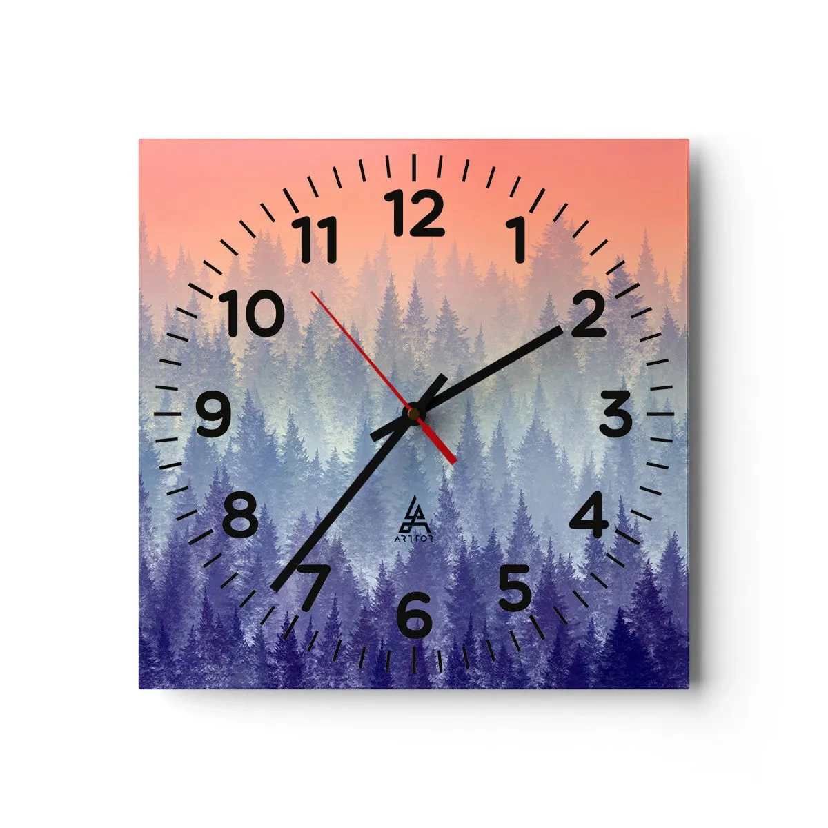 Horloge murale - Pendule murale - Haut, plus haut, vers le ciel - 30x30 cm