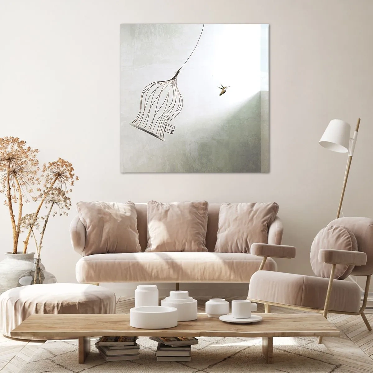 Impression sur toile - Image sur toile - Dans son élément - 30x30 cm