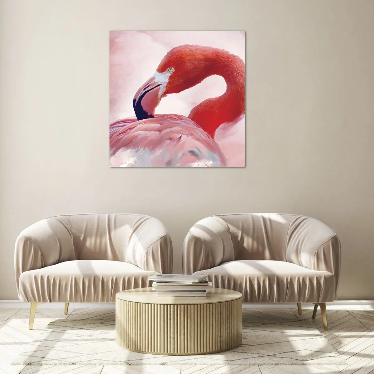 Impression sur verre - Image sur verre - Beauté des oiseaux - 30x30 cm