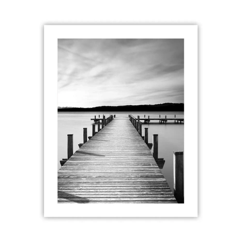 Affiche - Poster - Au point d'eau - la paix - 40x50 cm