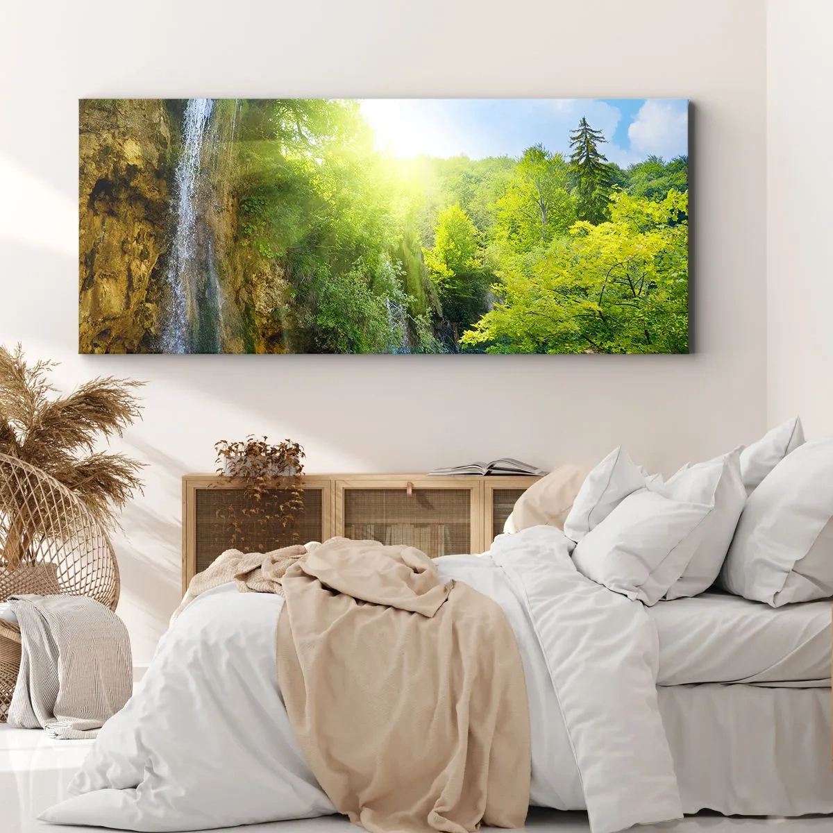 Impression sur toile - Image sur toile - Ce doit être le paradis ici - 90x30 cm