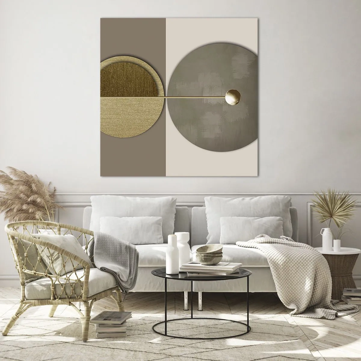 Impression sur verre - Image sur verre - Équilibre parfait - 60x60 cm