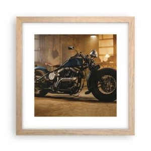 Affiche dans un chêne clair - Poster - Je peux tout - 30x30 cm