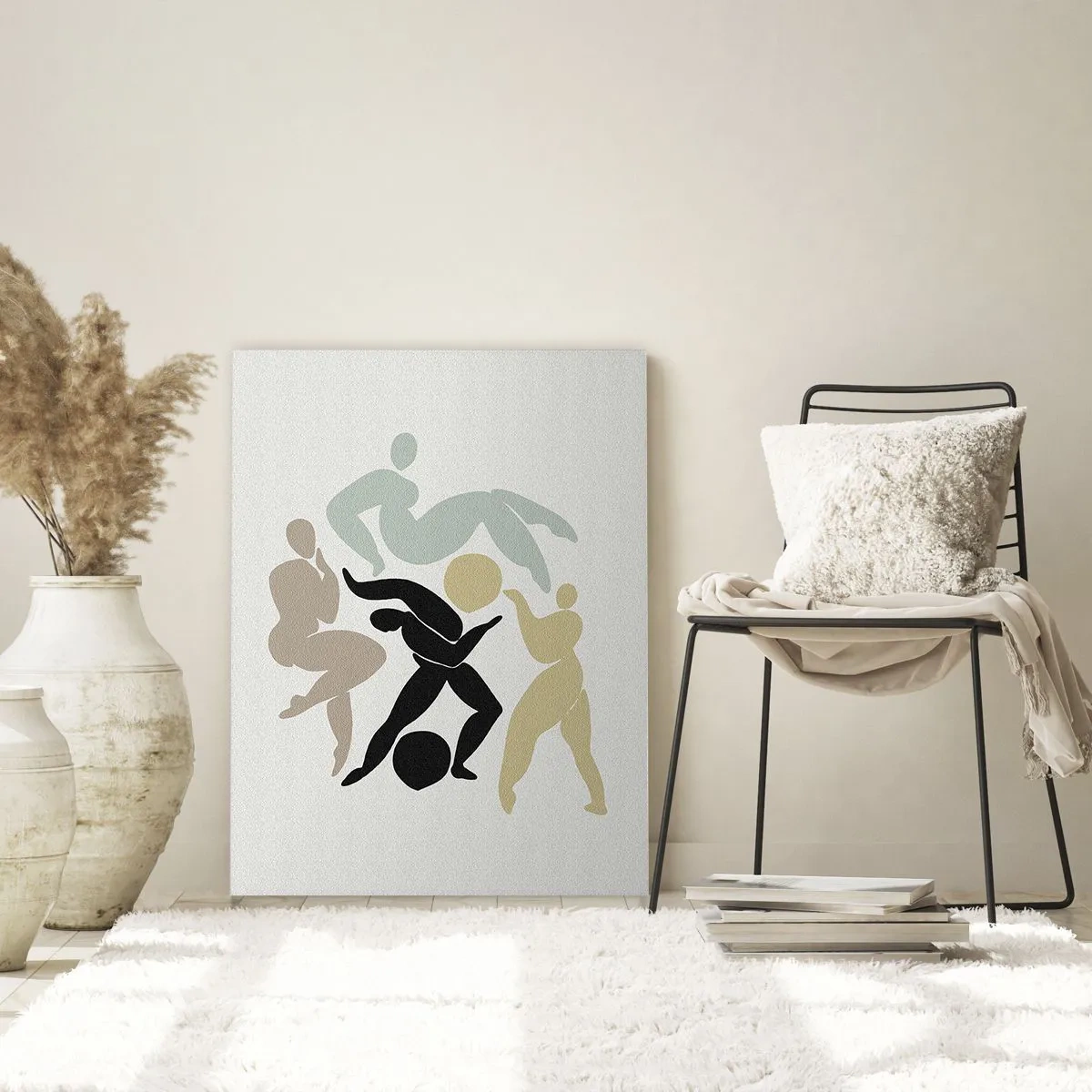 Impression sur verre - Image sur verre - Faire de l'exercice pour la santé et la beauté - 80x120 cm