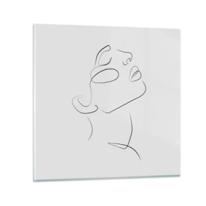 Impression sur verre - Image sur verre - Méandre du rêve - 70x70 cm