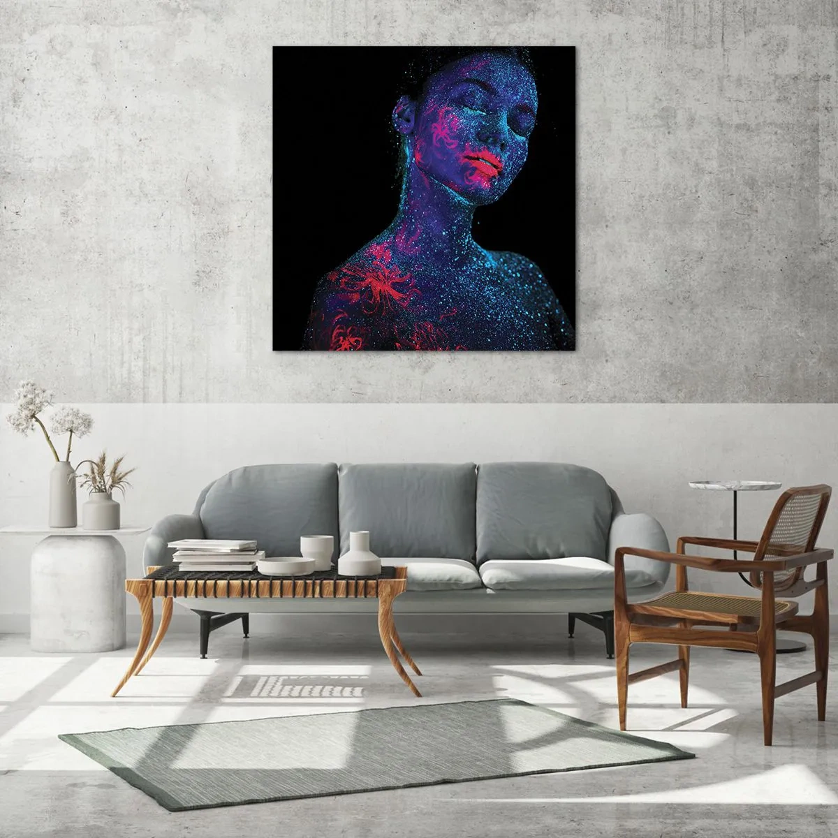 Impression sur verre - Image sur verre - Dans la poussière d'étoiles - 70x70 cm